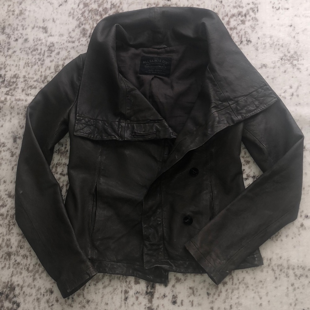 All Saints leather jacket